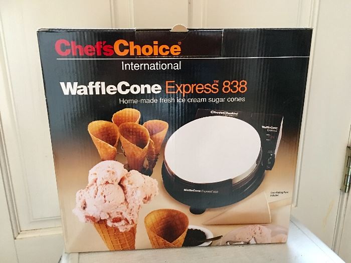 Waffle cone maker (new in box)