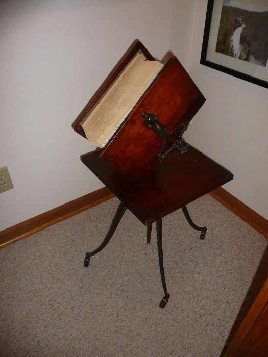 Large encyclopedia with stand