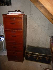large wood file drawers