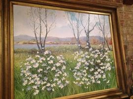 Daisies warming in the sun