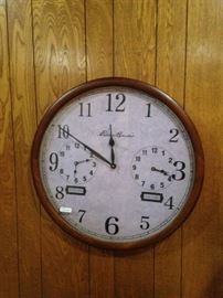 Large Eddie Bauer clock is letting us know that it is time to make plans for this sale!