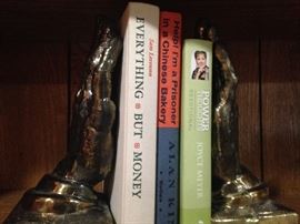 Praying hands bookends