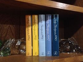 Clear glass bunny bookends