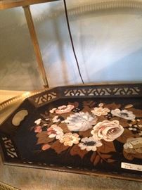 Hand painted tray