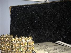 Bracelet and evening bag