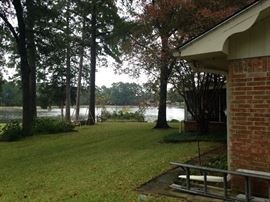 The back yard's view of Horseshoe Club Lake 
