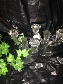 Matching candle holders