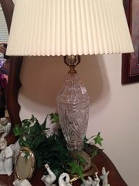 One of two matching lamps