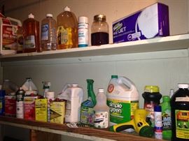 Cleaning and lawn supplies