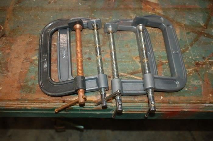Large "C"  clamps
