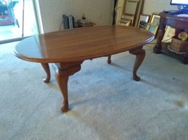 Coffee table French style $75