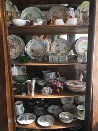 Antique, Bavarian and hand painted china