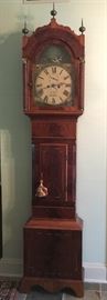 1850s R Fite Pontypool grandfather clock - works great!