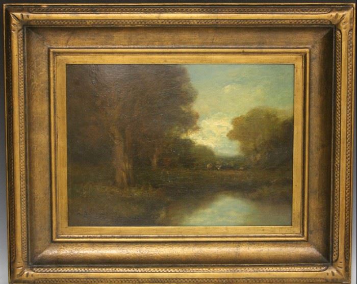 LOT #7103 - WILLIAM KEITH (1838-1911), OIL ON CANVAS, FRAMED