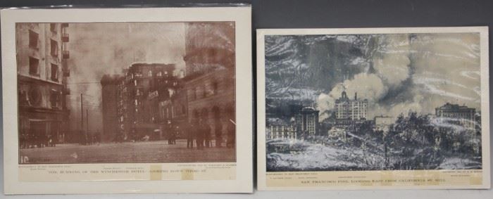 LOT #7453 - COLLECTION OF SAN FRANCISCO 1908 EARTHQUAKE PHOTOS