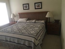 KING BED AND MATTRESS  SOLD SEPARATELY 