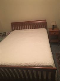 QUEEN BED with MATTRESS 