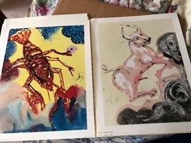 Zodiac Lithographs By Dali