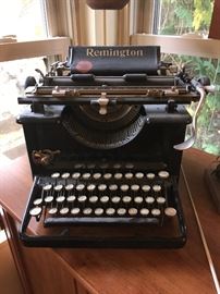 antique remington typewriter