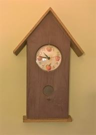 birdhouse clock