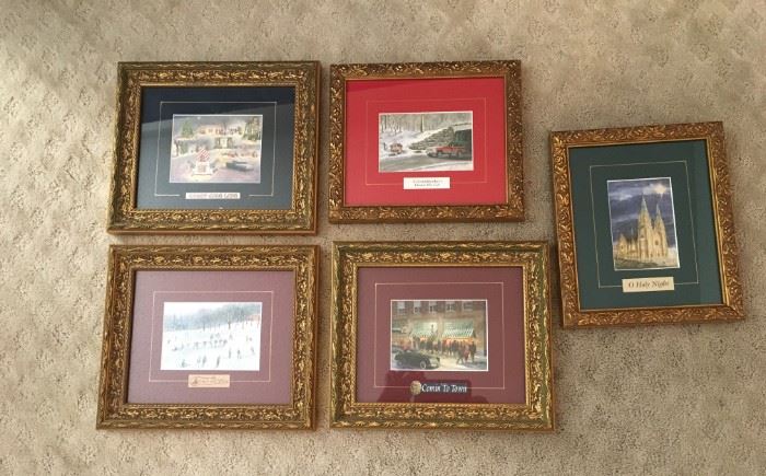 Historic framed prints of St. Joseph , Parkway, Candy Cane Lane, Krug Park Iceskating, Twin Spires, Downtown Townsend Wall