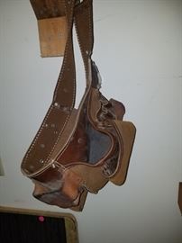 Deluxe suede leather tool belt