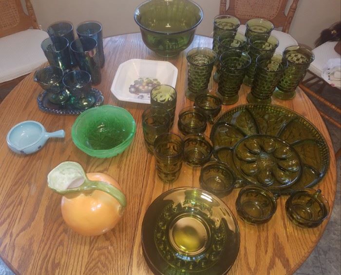 Vintage glassware