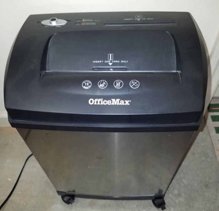 Paper/CD heavy duty shredder