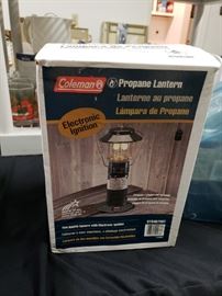 Coleman propane lantern. 