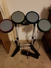 Rock Band drum set. 