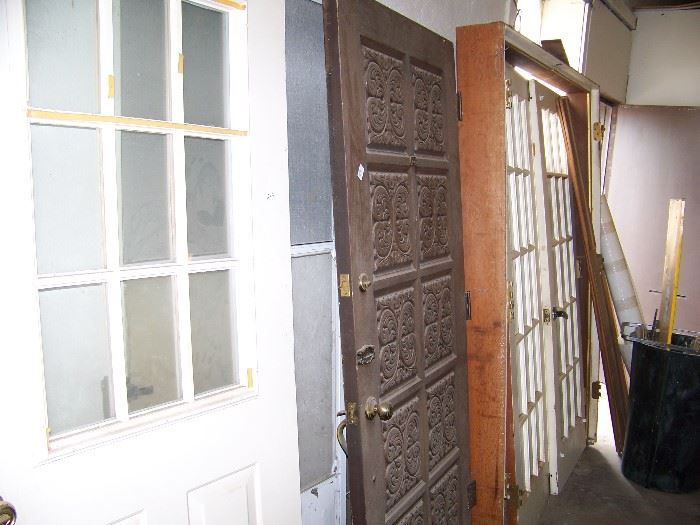 Lots of doors of many types.