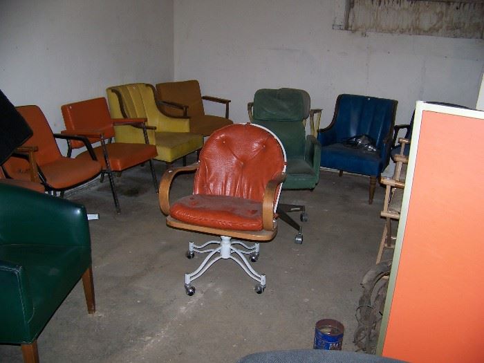Chairs and more chairs.