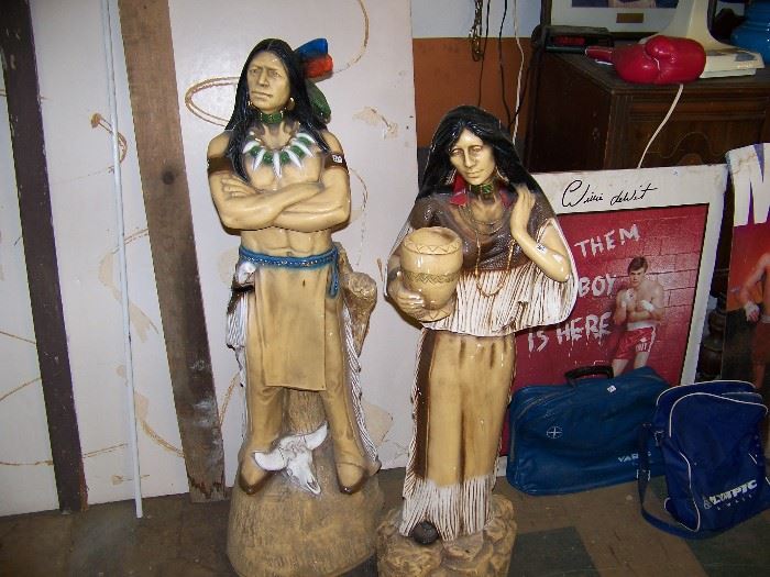 Great old statues.