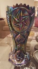 Antique glass vase