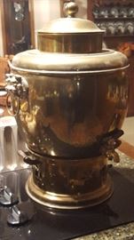 Rare brass beverage dispenser