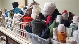 Unbelievable quantity of fabric