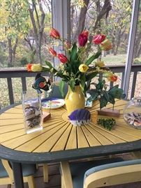 Very interesting vintage patio set