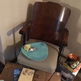 Antique theater chair