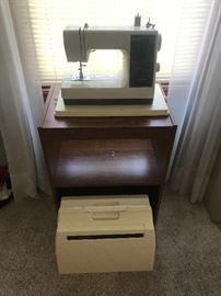 Kenmore sewing machine with carry cover