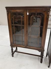 antique china cabinet, circa 1930s