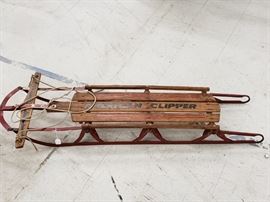 antique American Clipper sled