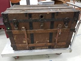 antique steamer trunk