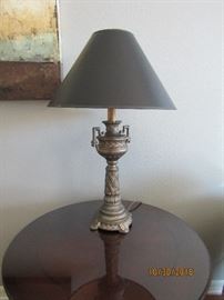 30" METAL LAMPS  A PAIR