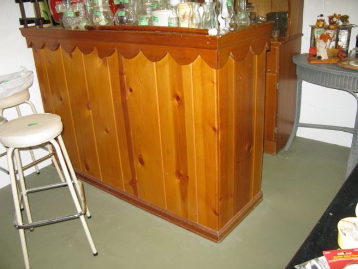 Vintage Pine Bar