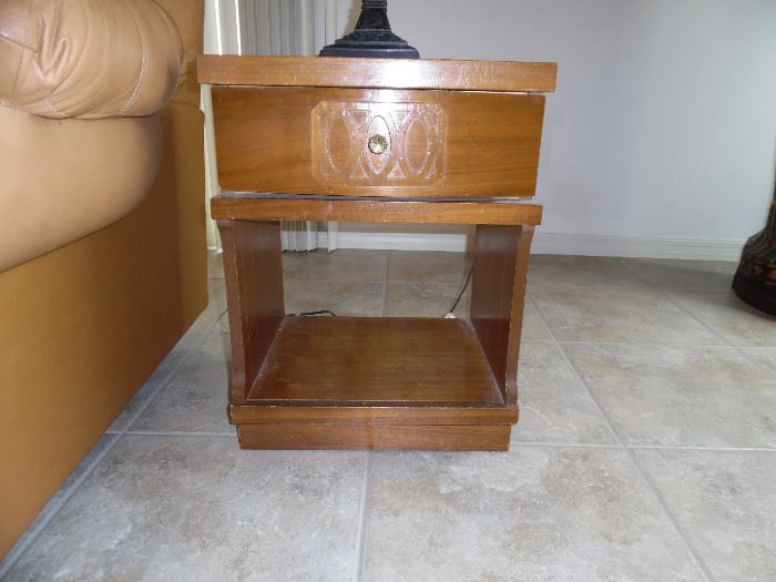 wood end tables (2)
