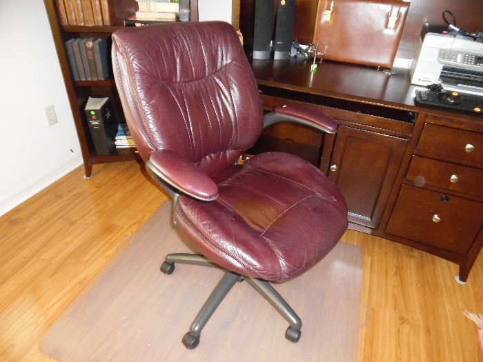 Dark brown office chair