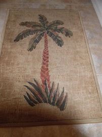 Palm rug, hallway