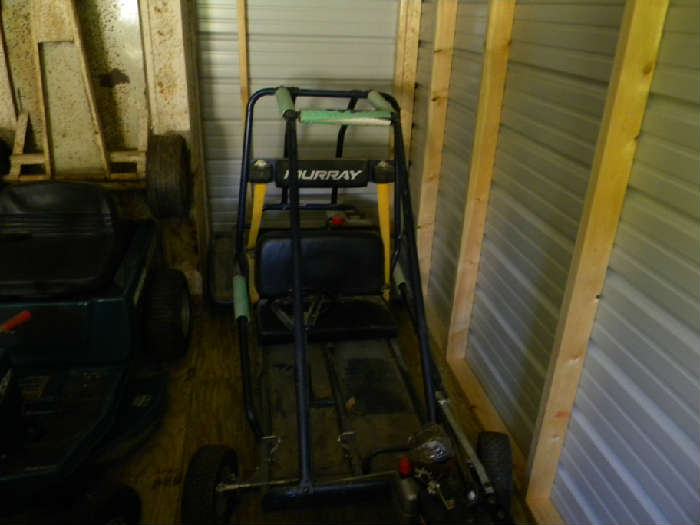 One of the nice go carts available at this sale.