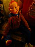 Vintage Howdy Doody Ventrilloquist Doll. Face is cracked.