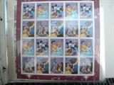 Full sheet of Disney Stamps